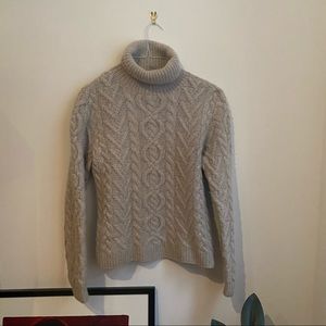 Hand knit Ralph Lauren Wool Turtleneck Sweater